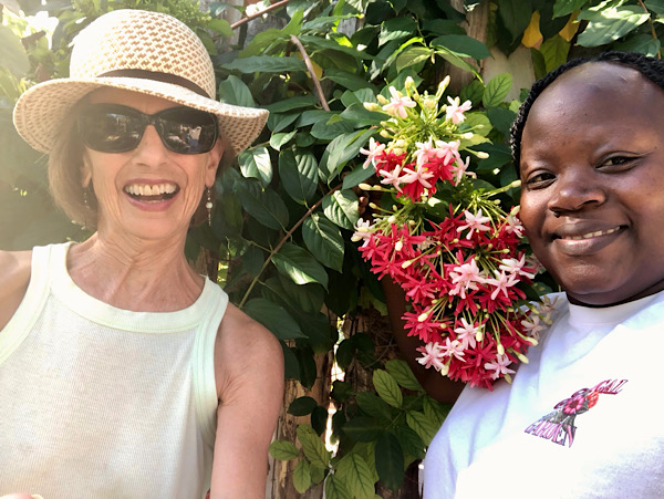 red/yellow flower with Dawn And Sasha